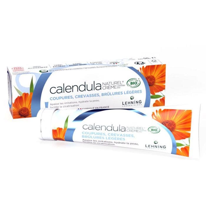 Calendula Naturel Creme Bio 50g Lehning