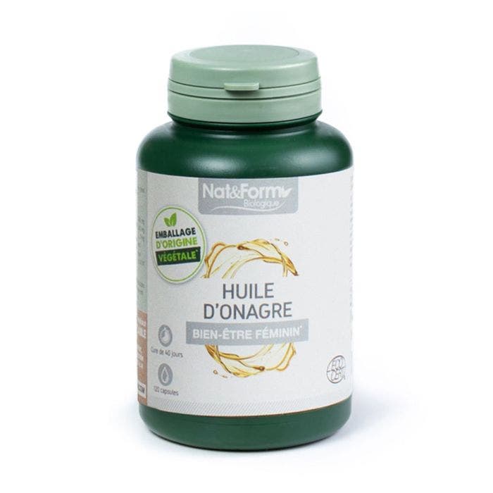 Huile D'Onagre x120 capsules Confort Féminin Nat&Form