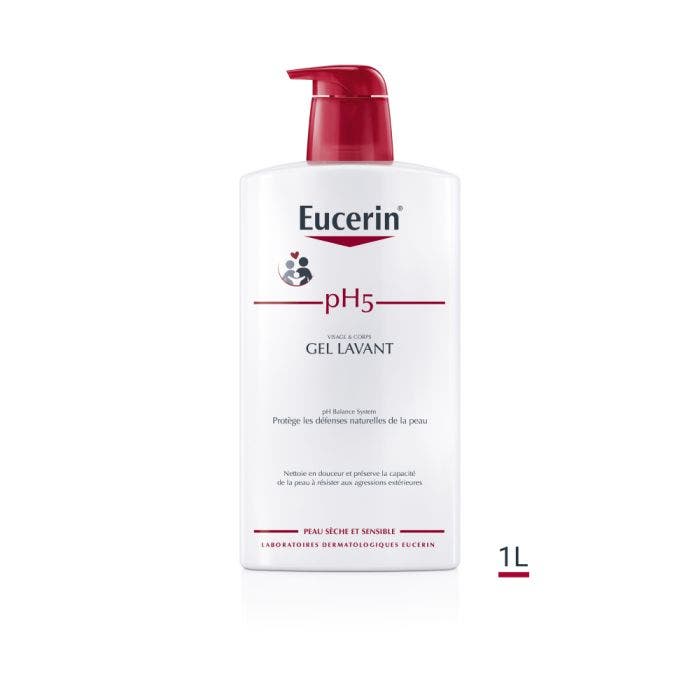 Gel Lavant Peaux Seches Et Sensibles 1l Ph5 Eucerin