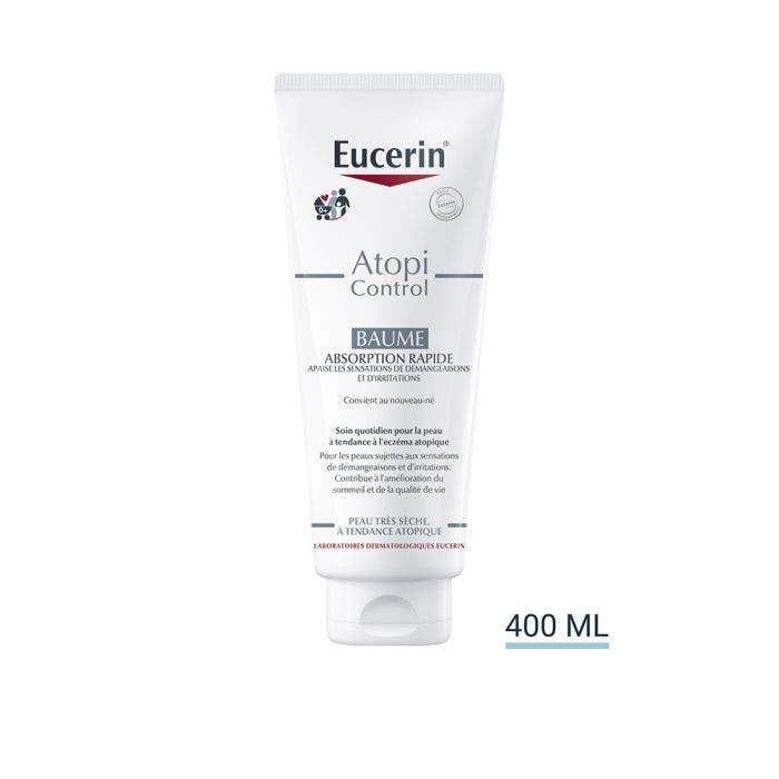 Baume Apaisant 400ml Atopicontrol Peaux sèches à tendance atopique Eucerin