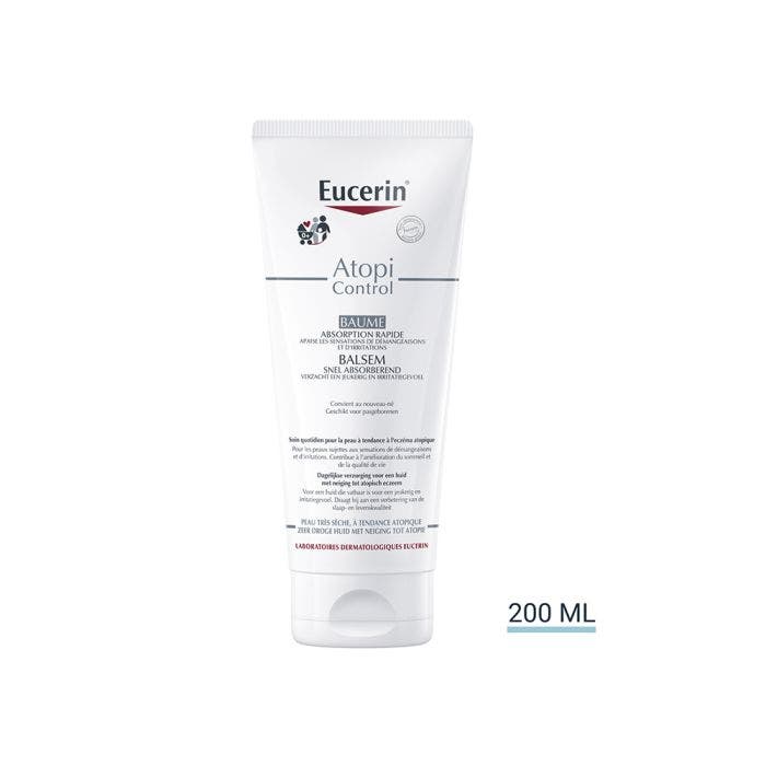 Baume Apaisant 200ml Atopicontrol Peaux sèches à tendance atopique Eucerin