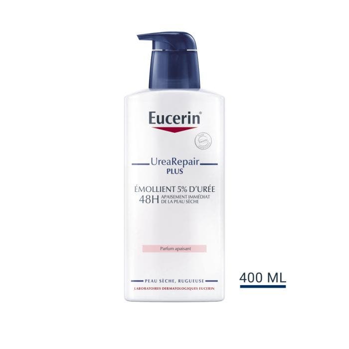 Emollient 5% D'uree 400ml UreaRepair Plus Peaux Seches Eucerin
