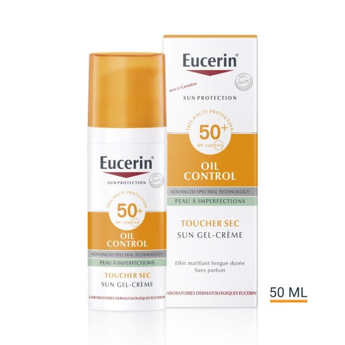 Sun Gel-creme Oil control SPF50+ Toucher Sec 50ml Sun Protection Eucerin