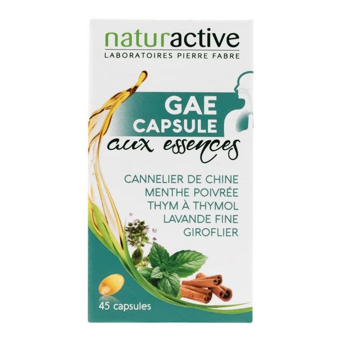 GAE aux huiles essentielles 45 Capsules Aux essences Naturactive