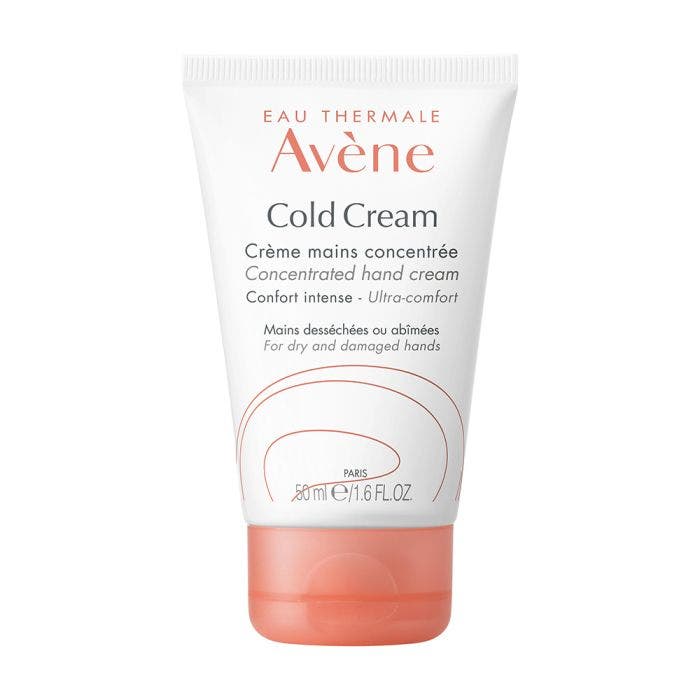Crème Mains Concentrée 50ml Cold Cream Peaux Dessechees Ou Abimees Avène