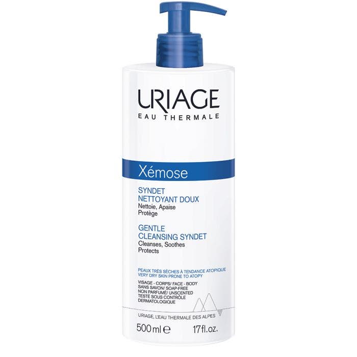 Syndet Nettoyant Doux Peaux Tres Seches A Tendance Atopique 500ml Xemose Uriage