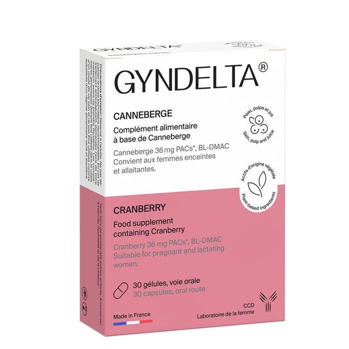 Canneberge 30 Gelules Gyndelta Ccd