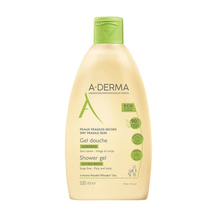 Gel Douche Surgras 500ml Avoine Rhealba A-Derma
