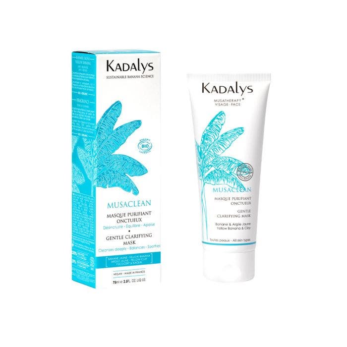 Masque Purifiant Banane et Argile Bio 75ml Musaclean Kadalys