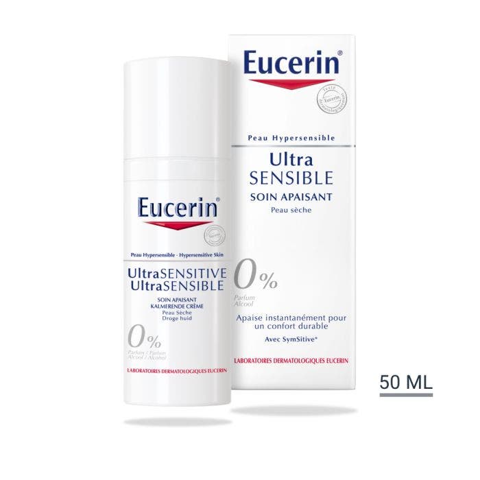 Soin Apaisant Peaux Sèches 50ml Peau Hypersensible Eucerin