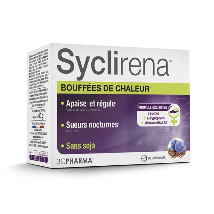 Syclirena Bouffees De Chaleur 60 Comprimes 3C Pharma
