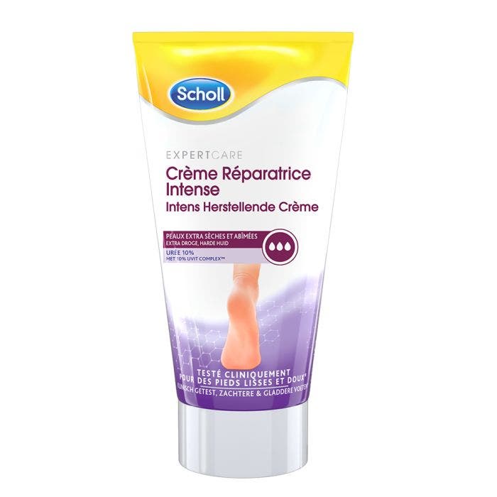Crème Pieds Réparatrice 150ml Expert Care Peaux Extra Sèches et Abîmées  Scholl