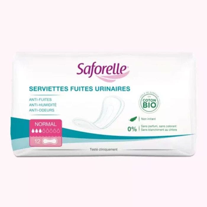 Serviettes fuites urinaires x20 Normal Saforelle