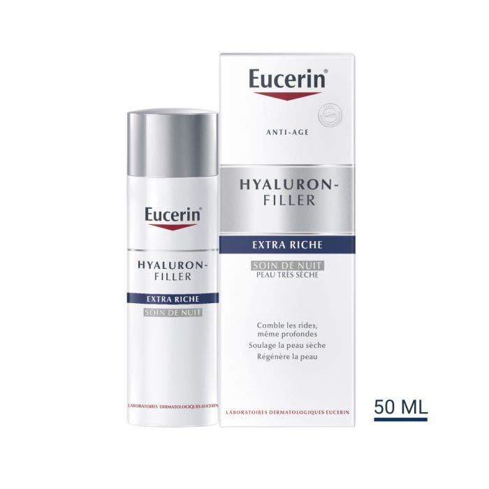 Soin De Nuit 50ml Hyaluron-Filler Extra Riche Eucerin