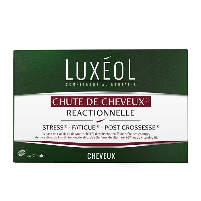 Chute de Cheveux Réactionnelle 30 gélules Luxeol
