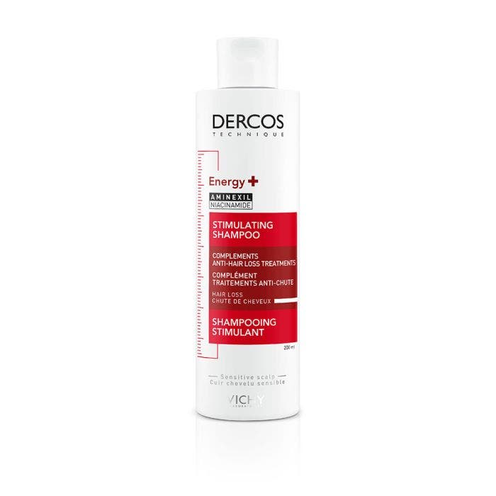 Shampooing Energy+ 200ml Dercos stimulant anti-chute à l'Aminexil Vichy