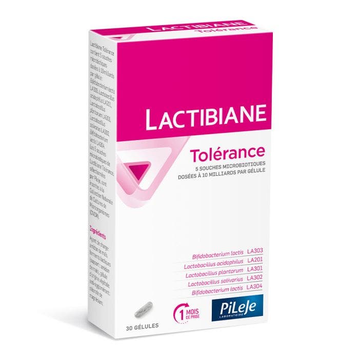 Lactibiane Tolerance 30 Gelules Pileje