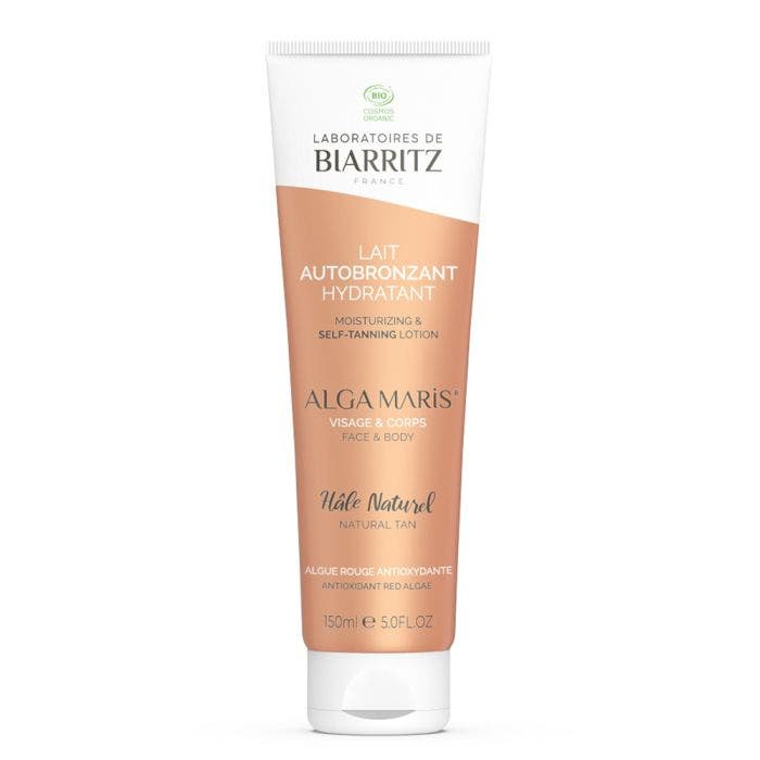 Lait Autobronzant Bio 150ml Soins Solaires Hydrate et hale la peau Laboratoires De Biarritz
