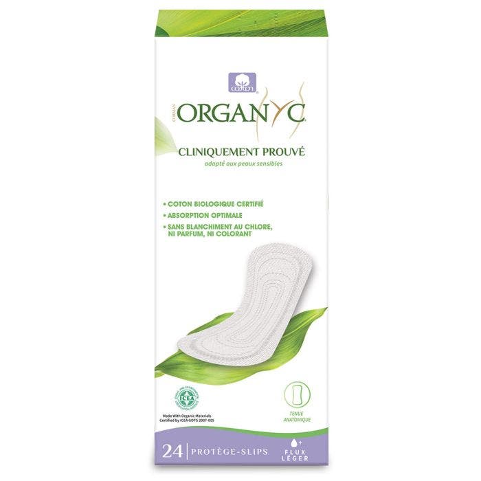 Protège-Slip Plat Extra Fin x24 Organyc