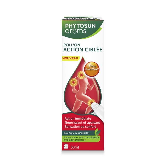 Roll'On Action ciblée 50ml Articulations Et Muscles Phytosun Aroms