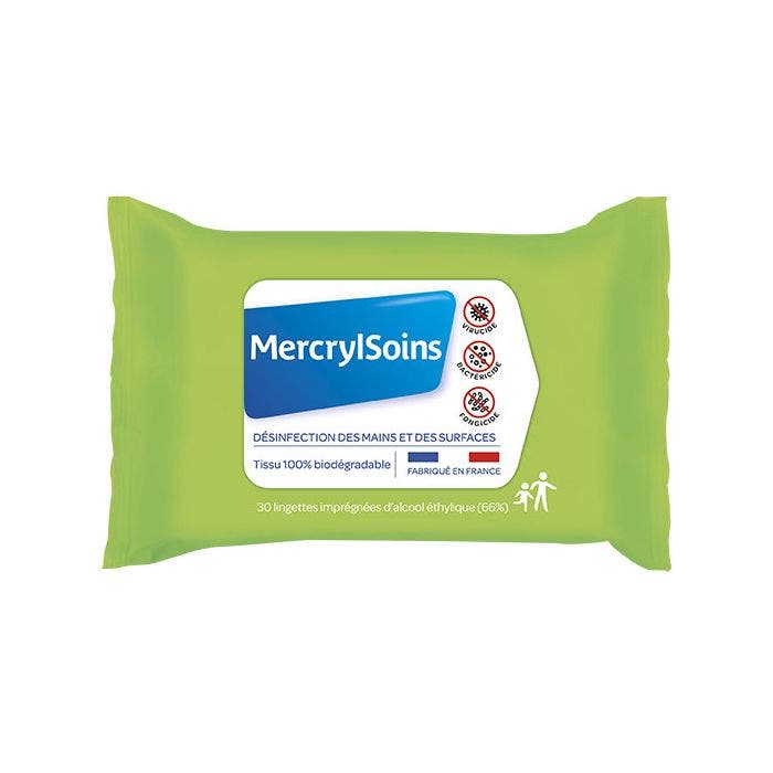 Soins Lingettes x30 Mercryl