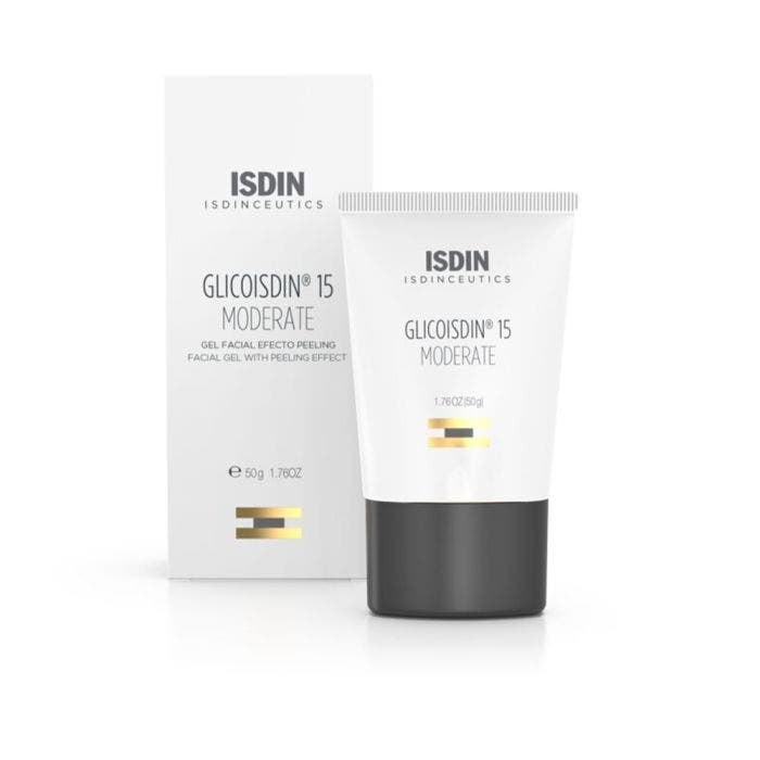 Gel exfoliant gommage visage 50ml Glicoisdin 15 Moderate Anti-âge Isdin