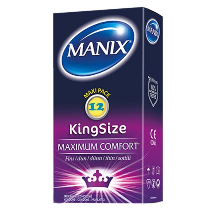 Préservatifs Maximum Confort King Size x12 Manix
