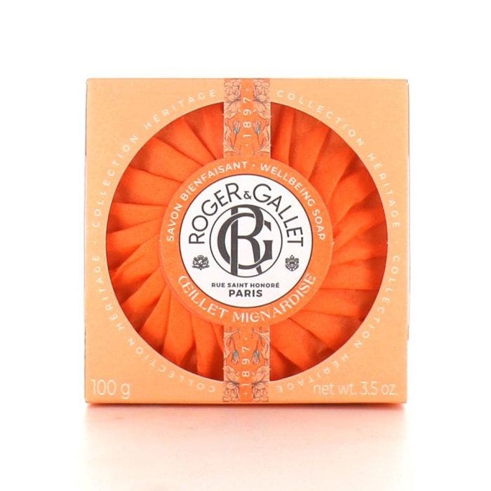 Savon Bienfaisant 100g Oeillet Mignardise Base Végétale Roger & Gallet