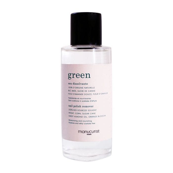 Eau Dissolvante 100ml Green Sans Acétone Odeur Fleur d'Oranger Manucurist