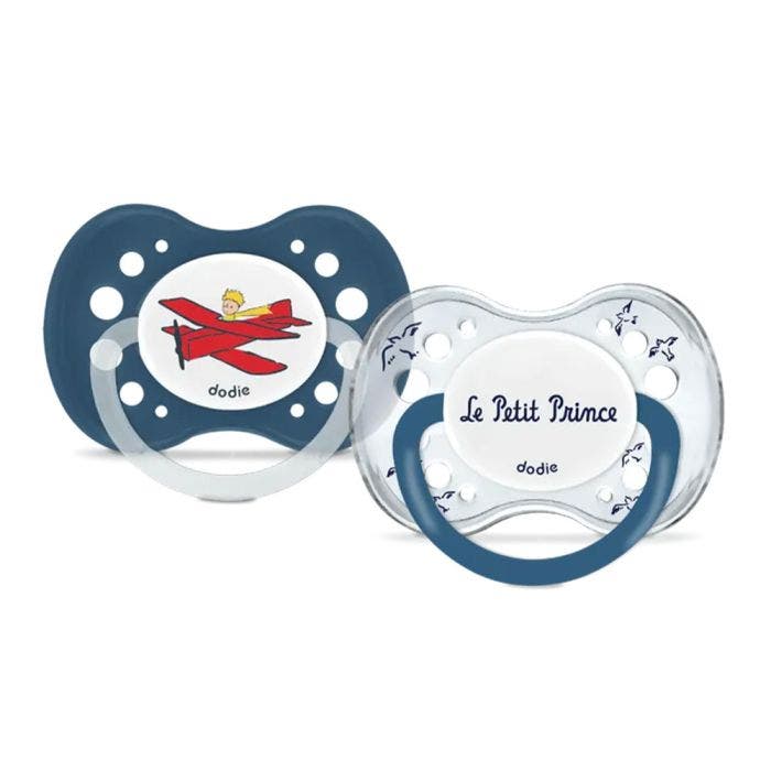 Sucettes Anatomique Le Petit Prince Avion x2 18 Mois et Plus Dodie