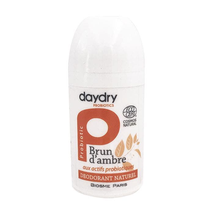 Deodorant Roll-on Soin Probiotique Brun D'ambre 50ml Daydry