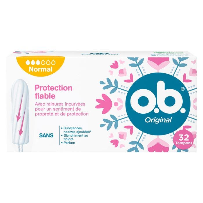 Tampons Original Normal x32 Sans applicateur O.B.