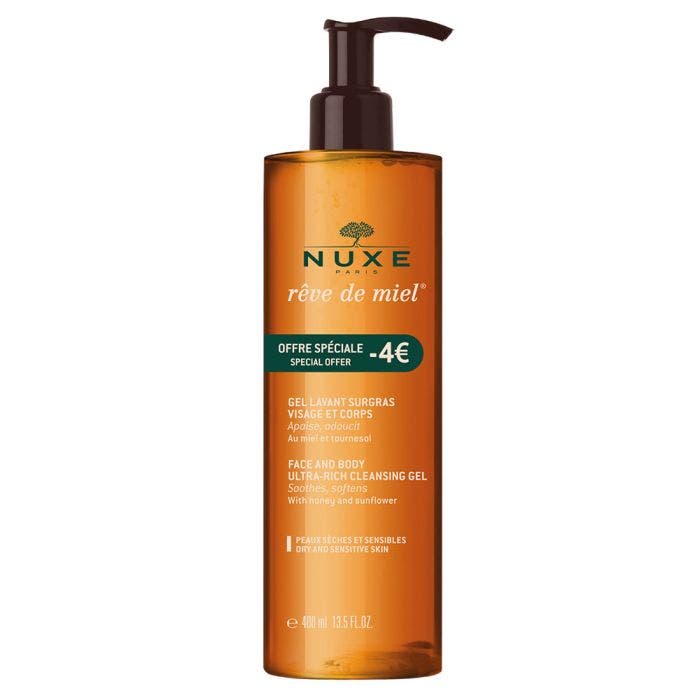 Gel Lavant Surgras Reve De Miel 400ml Nuxe Easypara