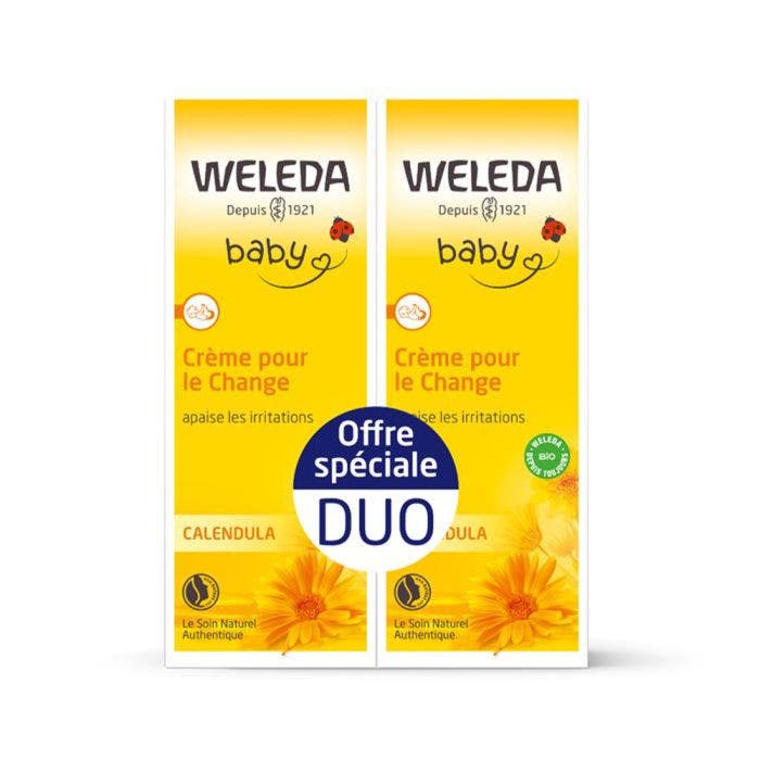 Crème Pour Le Change 2x75 ml Calendula Weleda