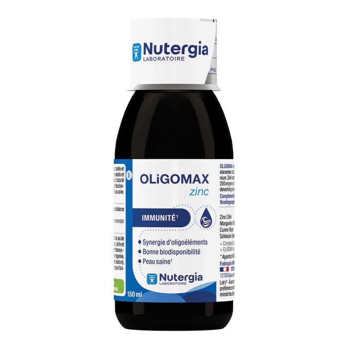 Oligomax Zinc 150ml Immunité Nutergia