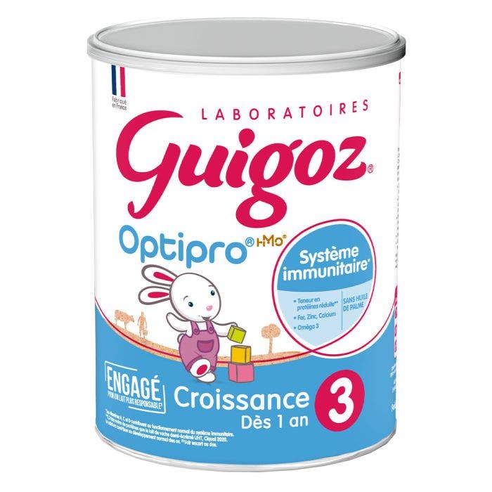 Lait En Poudre Croissance 3 800g Optipro Dès 1 An Guigoz