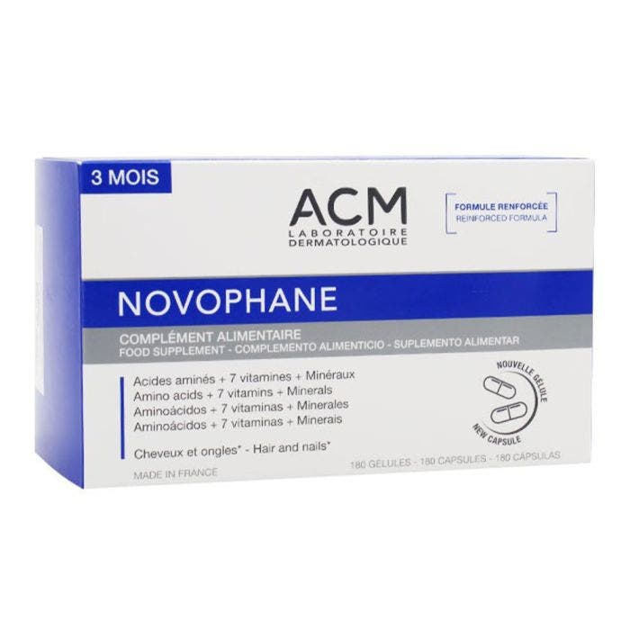Ongles Et Cheveux 180 Gélules Novophane Acm