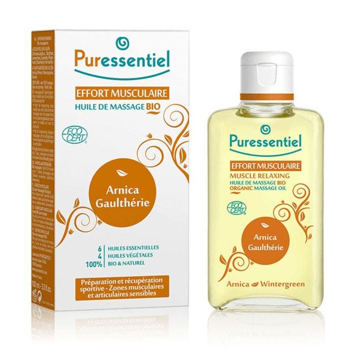 Huile De Massage Bio 100ml Articulations Et Muscles Arnica et gaulthérie Puressentiel