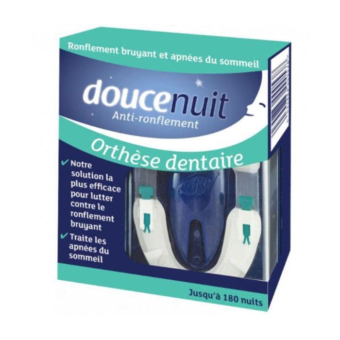 Orthèse Dentaire Anti-Ronflement Forme Adaptable Doucenuit