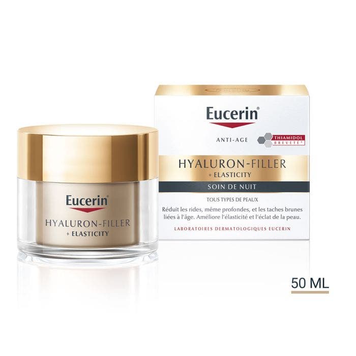 Soin De Nuit 50ml Hyaluron-Filler + Elasticity Eucerin