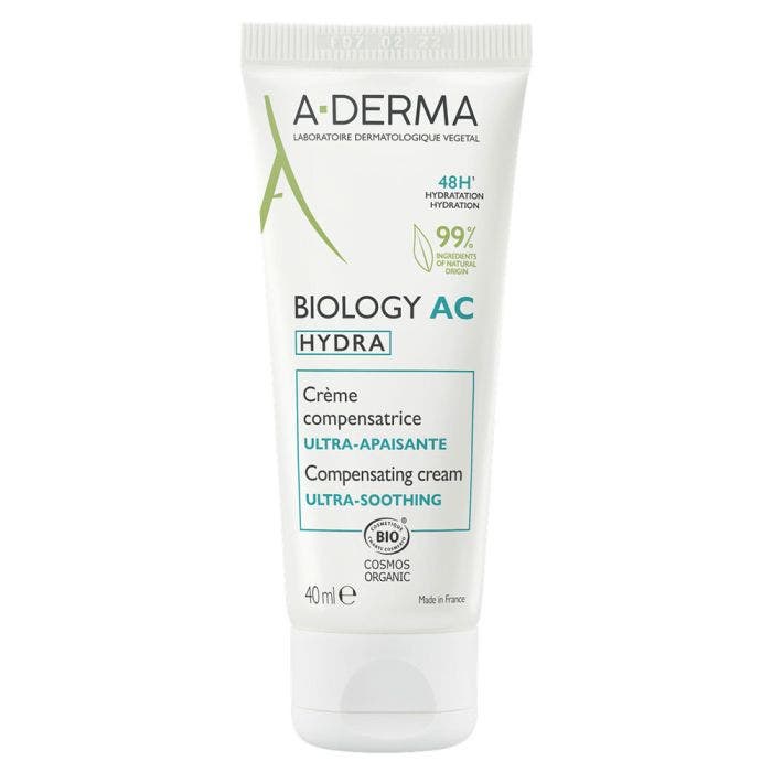 Crème Compensatrice Ultra-Apaisante 40ml Biology AC Hydra A-Derma