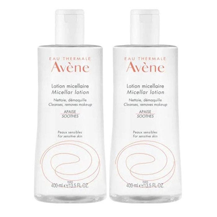 Lotion Micellaire Toutes Peaux Sensibles 2x400ml Mes Essentiels Avène