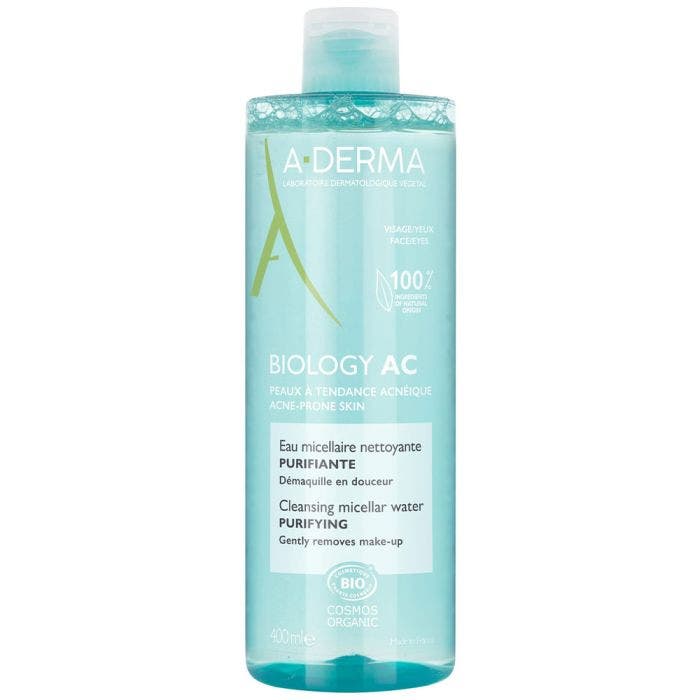 Eau Micellaire Nettoyante Purifiante Bio 400ml Biology AC A-Derma