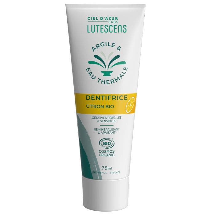 Dentifrice Citron Bio 75ml Lutescens