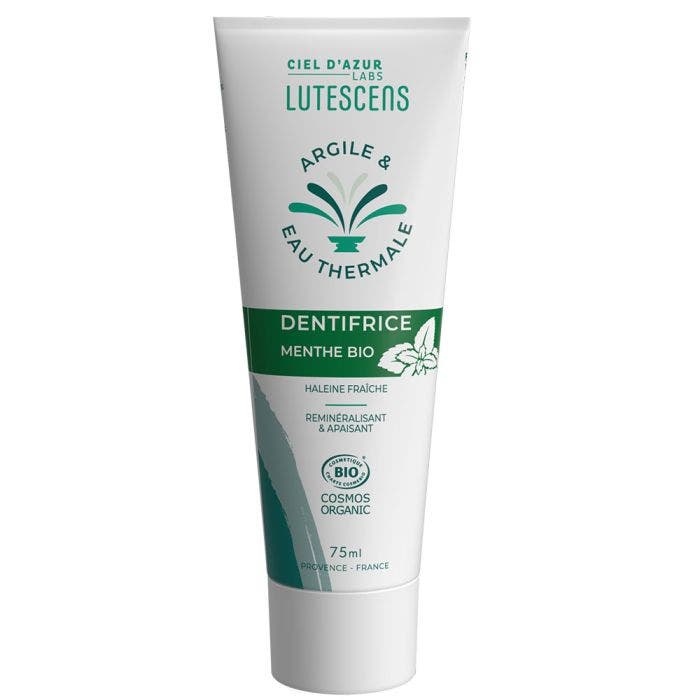 Dentifrice Menthe Bio 75ml Lutescens