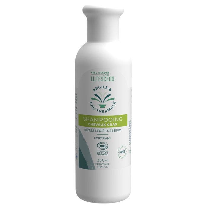 Shampooing Cheveux Gras Bio 250ml Lutescens