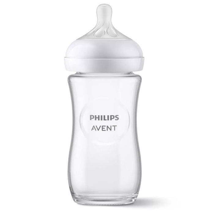 Biberon En Verre 240ml Natural Response 1 Mois et + Avent