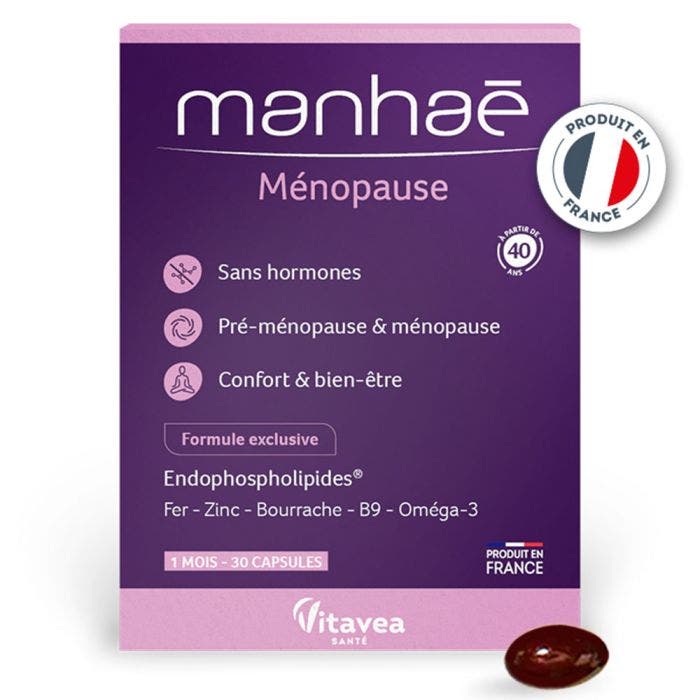 Pre-menopause Menopause Sans Hormones 30 Capsules Manhaé
