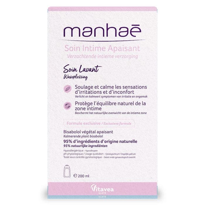 Soin Intime Lavant Apaisant 200ml Manhaé