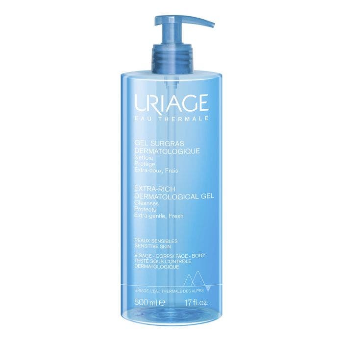 Gel Douche Surgras Dermatologique Peaux Sensibles 500ml Hygiène Uriage